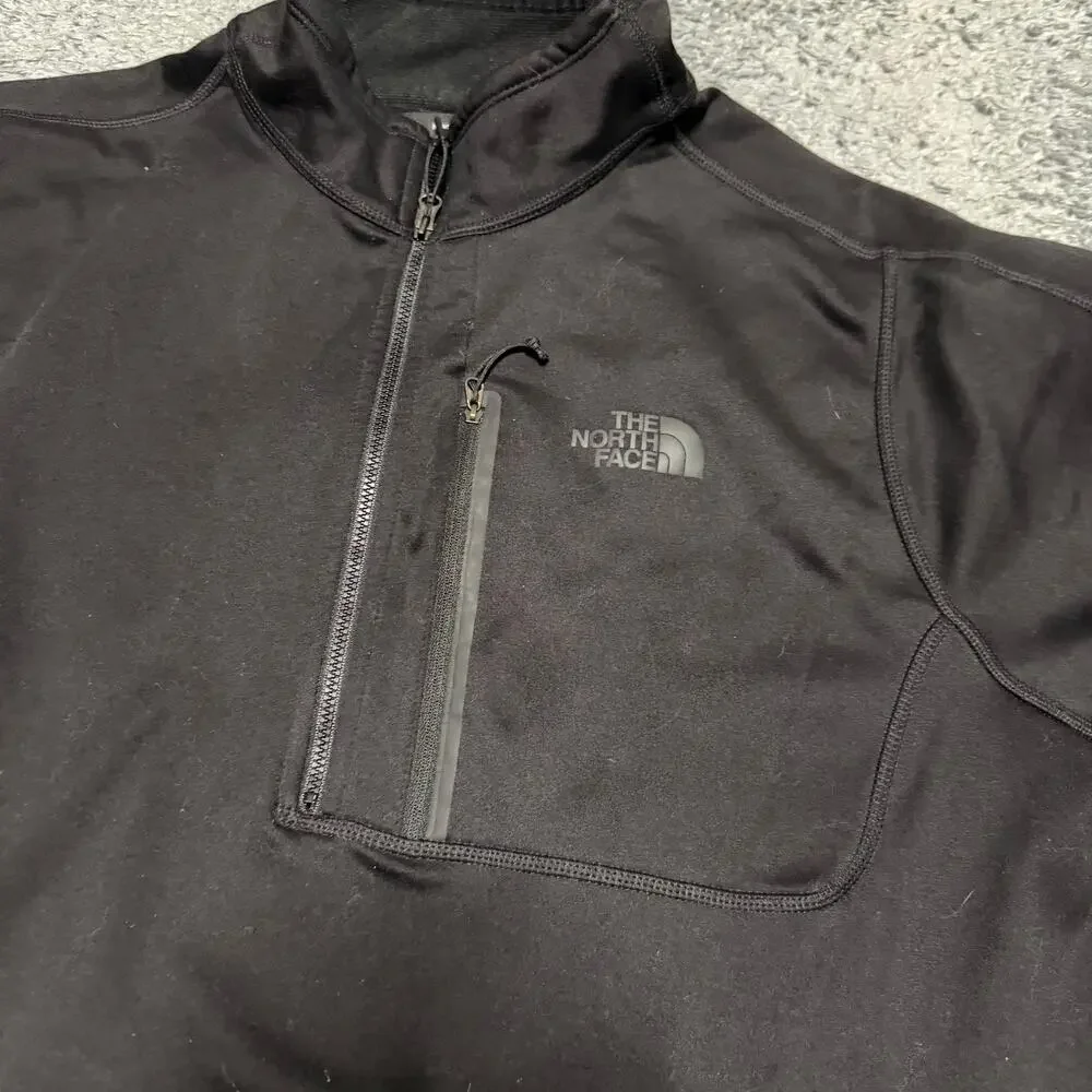 The North Face Shirt Mens XL Black Canyonlands 1/2 Zip Pullover Fleece